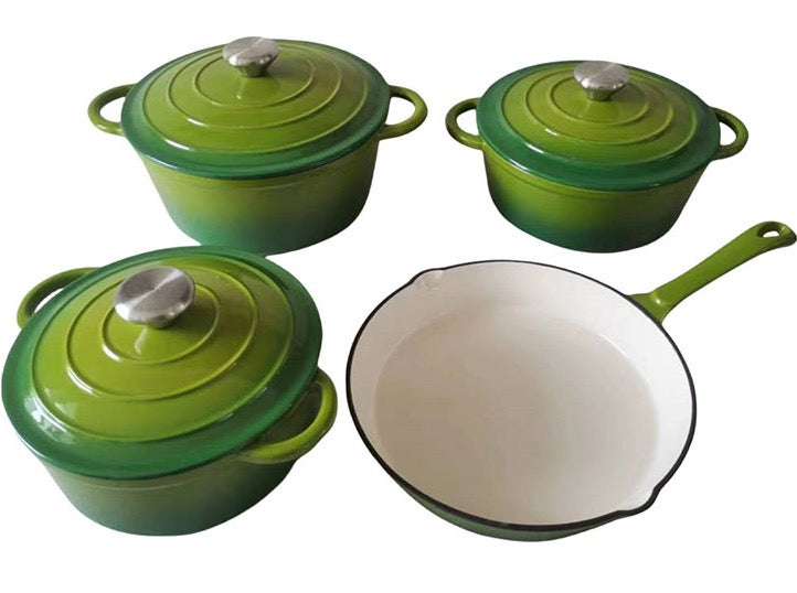 Cast Iron Enamel Ceramic Coated sets
